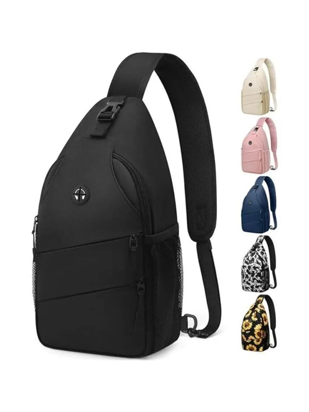 Waterproof Crossbody Bag for Men Women Travel Hiking Chest Sling Bag